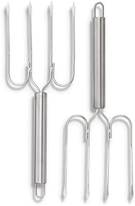 HIC Kitchen Holiday Turkey Lifter Forks Set of 2