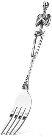ONEKOO Dinner Fork Premium Stainless Steel Dishwasher Safe Unique Skull Design