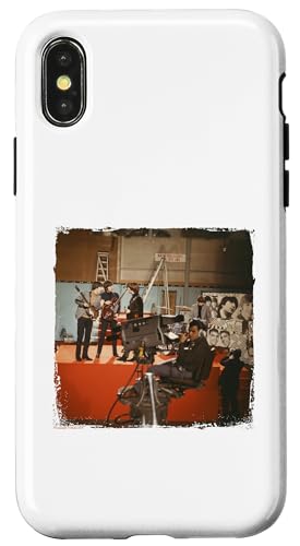 Coque pour iPhone X/XS TV Times The Beatles Ready Steady Go Répétition - Les Beatles, Paul McCartney, John Lennon, RIngo Starr, George Harrison Coque pour iPhone X/XS TV Times The Beatles Ready Steady Go Répétition