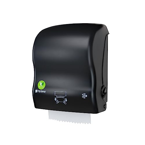 San Jamar Ecologic Recycled Plastic Paper Towel Dispenser Black