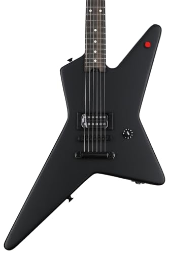 EVH Star Limited Edition T.O.M. EB Stealth Black – Guitare Électrique - Les Beatles, Paul McCartney, John Lennon, RIngo Starr, George Harrison EVH Star Limited Edition T.O.M. EB Stealth Black - Guitare Électrique