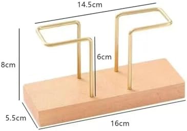 Chic Walnut Holders for Kitchen Table Napkins