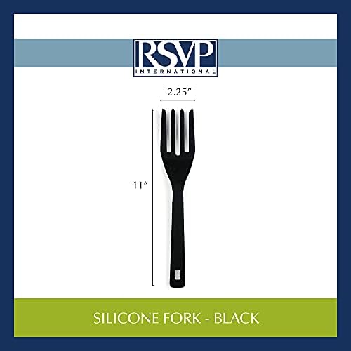 Perfect Mixing Tool 599 Black silicone fork Heat Resistant Easy Mixing