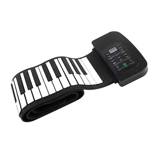 Piano Électronique Portable À 88 Touches Clavier De Piano Pliable Et Flexible en Silicone Piano À roulettes avec Pédales De Sustain - Les Beatles, Paul McCartney, John Lennon, RIngo Starr, George Harrison Piano Électronique Portable À 88 Touches Clavier De Piano Pliable Et Flexible en Silicone Piano À roulettes avec Pédales De Sustain