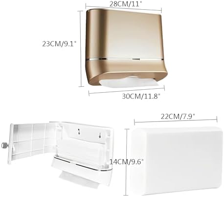 Time-Saving Wall-Mounted Dispenser with Smooth Exit and Lock