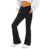 Womens-Flare-Yoga-Pants-with-Pockets-V-Crossover-High-Waisted-Bootcut-Yoga-Leggings-Flare-Workout-Gym-Leggings Women's Flare Yoga Pants with Pockets-V Crossover High Waisted Bootcut Yoga Leggings-Flare Workout Gym Leggings