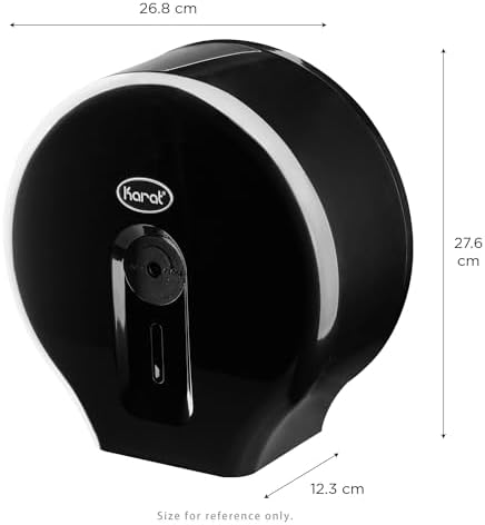Wall-Mounted Jumbo Tissue Dispenser - Karaoh Jumbo Roll Tissue Dispo with 10 Roll