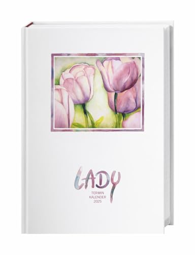 Lady Terminkalender A6 2025: Liebevoll gestalteter Taschenkalender mit Zitaten und kleinen Illustrationen. Praktischer Buchkalender A6 2025 mit viel Raum für Notizen. (Kalenderbücher Heye)