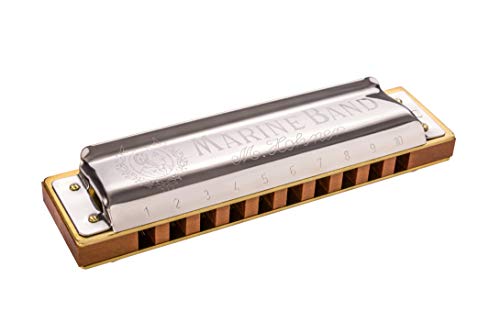 Hohner 1896BX-MF Marine Band Minor F - Les Beatles, Paul McCartney, John Lennon, RIngo Starr, George Harrison Hohner 1896BX-MF Marine Band Minor F