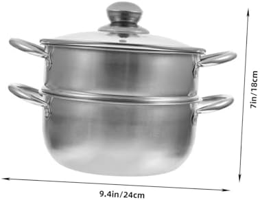 Stainless Steel Steam Pot Perfect for Cooking Serving