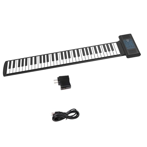 Piano À 61 Touches À Double Haut-parleur Roulé À La Main Pour Débutants, Clavier MIDI Portable - Les Beatles, Paul McCartney, John Lennon, RIngo Starr, George Harrison Piano À 61 Touches À Double Haut-parleur Roulé À La Main Pour Débutants, Clavier MIDI Portable