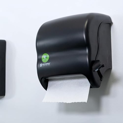San Jamar Ecologic Element Lever Paper Towel Dispenser Black