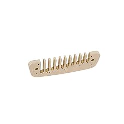 Alnicov Pièce d’harmonica de peigne en alliage d’aluminium 10 trous pour Hohner Marine Band Crossover et Deluxe Gold - Les Beatles, Paul McCartney, John Lennon, RIngo Starr, George Harrison