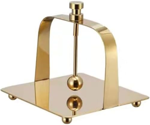 Gold Napkin Holder Freestanding Steel Tissue Dispenser