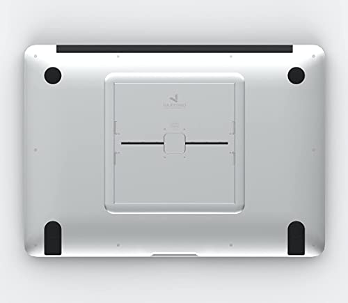 MAJEXTAND Paper-Thin MacBook Stand, Laptop Riser, Slim Portable Ergonomic Ventilated Stand, 6 Adjustable Heights from 2.1" to 3.6", Compatible with Laptops Up to 18”, US Patented (Silver) – Bild 3