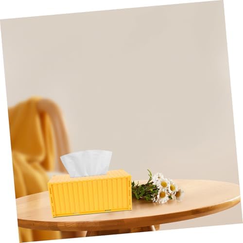 Vivid Shipping Container Tissue Box Cover Travel Wipes Case