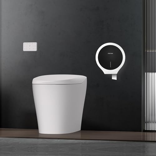 Durable Black Commercial Toilet Paper Dispenser for Home Public Use