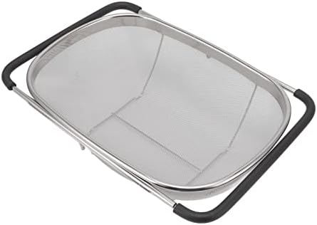 FLAVAS Oval Strainer with Rubber Handle