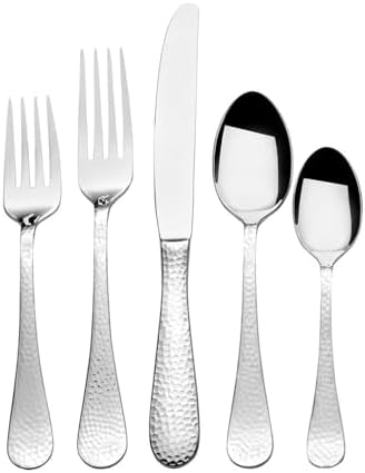 Towle Living 65-Piece Flatware Set for Home Kitchen Restaurant