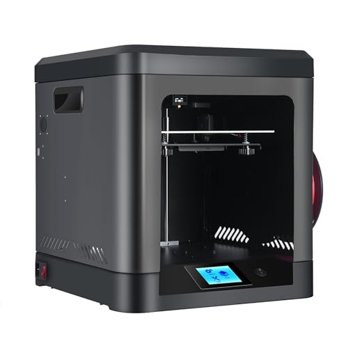 Fafeicy Tragbarer 3D-Drucker, ZD-2000 24-V-Chinesisch/Englisch-Bildschirm Metallplattengehäuse XY Linea-Druckmaschine, USB-WLAN-Druckanschluss(EU Plug 220V -Schwarz + Schwarz), 3D Drucker – Bild 7