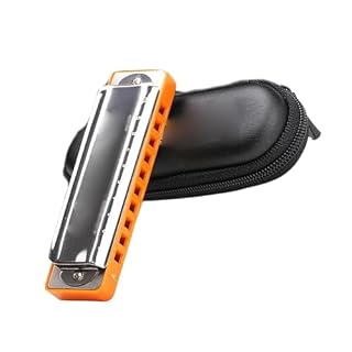 10 Trous Harmonica Bouche Ogan Instrumento Musical Armonica Diatonica Instruments Mondharmonica professionnel harmonica (Color : Orange Color) - Les Beatles, Paul McCartney, John Lennon, RIngo Starr, George Harrison