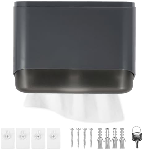 Commercial Paper Towel Dispenser Wall Mount Gray