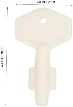 3pcs Universal Toilet Paper Dispenser Key Plastic Replacement for Commercial Use