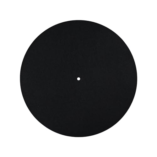 Tapis de Tourne-Disque, 30cm Antidérapant et Antistatique Tapis de Disque en Feutre Tapis de Platine en Laine Tapis de Plateau de Platine pour la Maison Tourne-Disques (Noir) - Les Beatles, Paul McCartney, John Lennon, RIngo Starr, George Harrison Tapis de Tourne-Disque, 30cm Antidérapant et Antistatique Tapis de Disque en Feutre Tapis de Platine en Laine Tapis de Plateau de Platine pour la Maison Tourne-Disques (Noir)