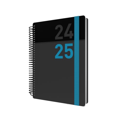 Collins Delta Mid Year Diary Planner A5 Day To Page Academic Year 2024-25 - Blue - Daily Mid Year Journal for Students, Teachers and Academics - FP51M.60-2425 - August 2024 to August 2025