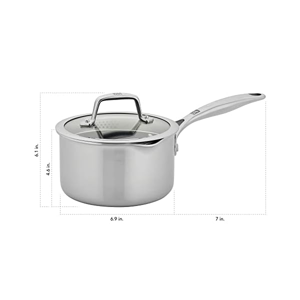 Zwilling spirit energy sauce pan 2 qt newer version stainless steel  urban country home decor