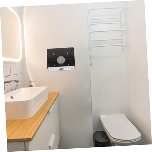 Mucklily Plastic Paper Towel Dispenser Touchless Wall Mount for Home