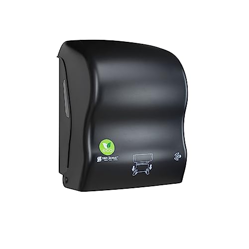 San Jamar Ecologic Recycled Plastic Paper Towel Dispenser Black