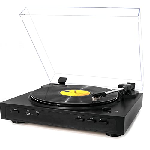 YTGDBDG Platine Vinyle à entraînement par Courroie, Tourne-Disque avec Haut-parleurs, Enregistrement USB, Conversion du Vinyle en MP3, Platine Vinyle à 3 Vitesses - Les Beatles, Paul McCartney, John Lennon, RIngo Starr, George Harrison YTGDBDG Platine Vinyle à entraînement par Courroie, Tourne-Disque avec Haut-parleurs, Enregistrement USB, Conversion du Vinyle en MP3, Platine Vinyle à 3 Vitesses