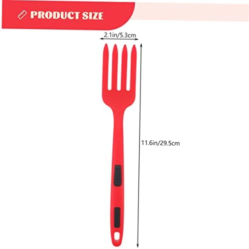 FUNOMOCYA Silicone Salad Forks 2 Pack for Daily Use