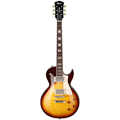 Cort CR250 Guitare électrique Single Cut finition Vintage burst - Les Beatles, Paul McCartney, John Lennon, RIngo Starr, George Harrison Cort CR250 Guitare électrique Single Cut finition Vintage burst