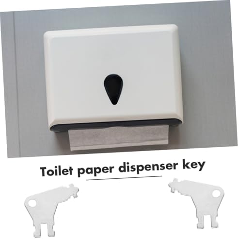 6-Pack Durable Metal Commercial Toilet Paper Dispenser Keys
