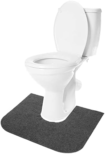 RESILIA Universal Rounded Potty Mat - 4 Pack Charcoal 1