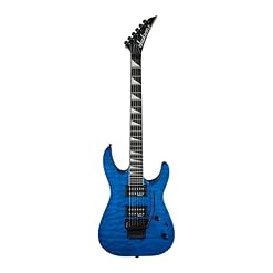 Jackson JS32Q Dinky DKA Transparent Blue – Guitare Électrique - Les Beatles, Paul McCartney, John Lennon, RIngo Starr, George Harrison