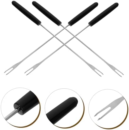 Stainless Steel Dessert Fork Set Comfortable Design for Cheese Fondue