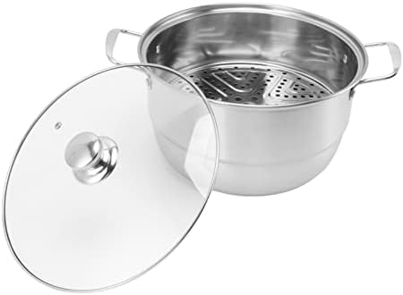 FLEXMAN Stainless Steel Saucepan with Glass Lid