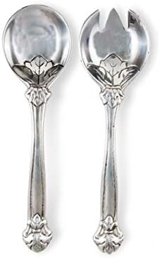 Arthur Court Aluminum Fleur-De-Lis Serving Set