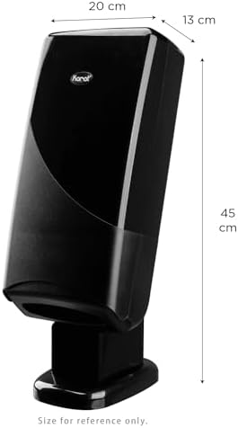 Elegant Interfold Napkin Dispenser - Black
