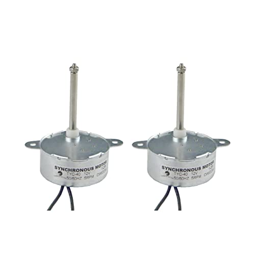 CHANCS Moteur synchrone TYC-40 AC 12V 5tr/min Longueur de la tige 46mm pour décoration de Noël fibre optique - Les Beatles, Paul McCartney, John Lennon, RIngo Starr, George Harrison CHANCS Moteur synchrone TYC-40 AC 12V 5tr/min Longueur de la tige 46mm pour décoration de Noël fibre optique