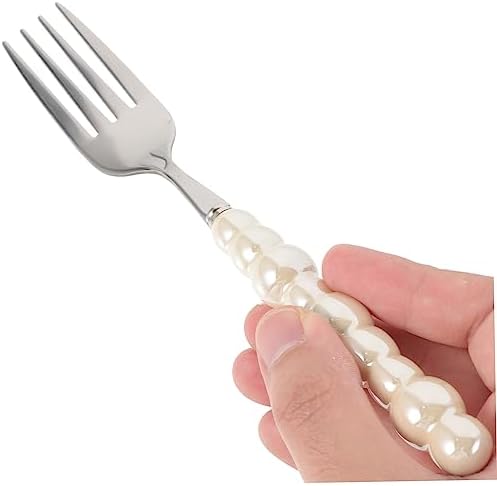 VOSAREA Pearl-Handled Steak Fork and Spoon Set