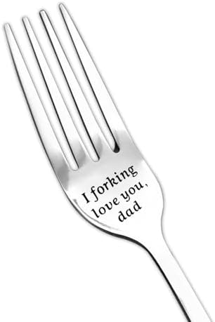 I Forking Love You Dad Engraved Salad Fork