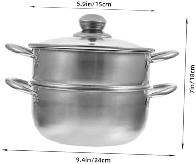 Stainless Steel Steam Pot Perfect for Cooking Serving