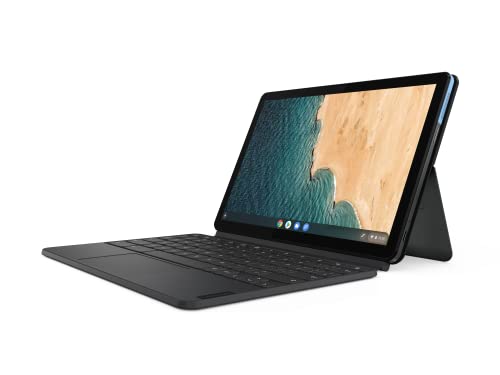 Lenovo IdeaPad Duet Chromebook 26,4 cm (10,1 Zoll, 1920x1200, Full HD, WideView, Touch) ChromeOS Tablet (MediaTek P60T, 4GB RAM, 64GB eMMC, ARM Mali-G72 MP3, ChromeOS) blau-grau + Stift – Bild 4