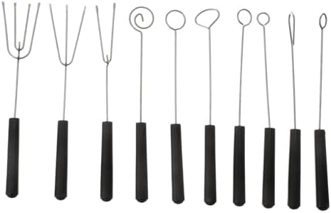 PrettyZoom 10-Piece Chocolate Dipping Fork Set