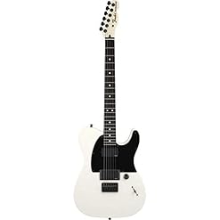 Fender 0134444780 Jim Root Telecaster Guitare électrique en ébène Blanc plat - Les Beatles, Paul McCartney, John Lennon, RIngo Starr, George Harrison