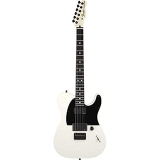 Fender 0134444780 Jim Root Telecaster Guitare électrique en ébène Blanc plat - Les Beatles, Paul McCartney, John Lennon, RIngo Starr, George Harrison